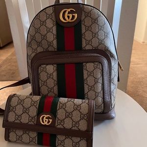 Gucci Backpack w/Wallet